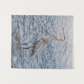 Tapisserie d'eau de Blue Heron (Devant (Horizontal))