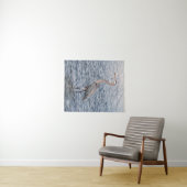 Tapisserie d'eau de Blue Heron (En situation (horizontale))