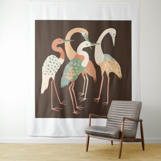 Tapisserie des Flamants roses (En situation)