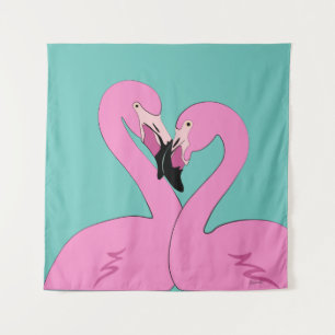 Tapisserie des flamants roses