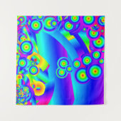 Tapisserie des vagues de l'océan Abstrait (Devant (Horizontal))