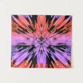 Tapisserie d'explosion rose en poudre (Devant (Horizontal))