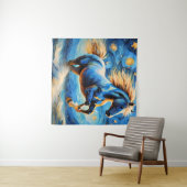 Tapisserie du Cheval Bleu (En situation (horizontale))