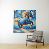 Tapisserie du Cheval Bleu (En situation)