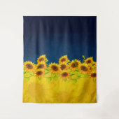 Tapisserie du drapeau tournesol d'Ukraine (Devant)