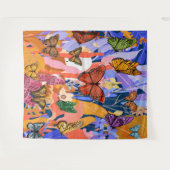 Tapisserie du jardin des papillons (Devant (Horizontal))