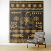 Tapisserie du Nil égyptien prédynastique (En situation)