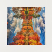 Tapisserie du paysage d'automne (Devant (Horizontal))