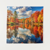 Tapisserie du paysage d'automne (Devant)