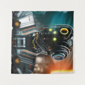 Tapisserie du robot 5 (Devant (Horizontal))