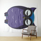 Tapisserie du Sage Vieux Hibou (En situation (horizontale))