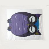 Tapisserie du Sage Vieux Hibou (Devant (Horizontal))