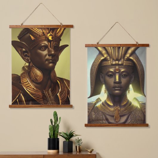 Tapisserie égyptienne suspendue (Asymétrique)