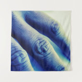 Tapisserie électrique bleue (Devant)