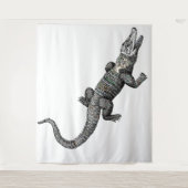 Tapisserie élévée d'alligator (Devant)