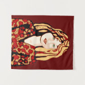 Tapisserie en laiton blonde fraise (Devant (Horizontal))