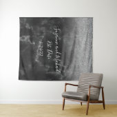 Tapisserie en marbre noir élégant (En situation (horizontale))