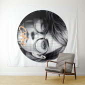 Tapisserie extra-large (88 po x 104 po) (En situation (horizontale))