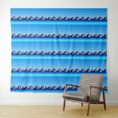 Tapisserie Extra Large Waves 224 cm x 264 cm (En situation (horizontale))