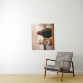 Tapisserie faite sur commande de photo d'animal (En situation)