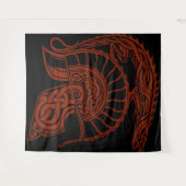 Tapisserie Feu Rouge (Devant (Horizontal))