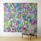 Tapisserie Feuilles (En situation (horizontale))