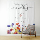 Tapisserie Fleur sauvage Spring Meadow (En situation)