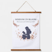 Tapisserie Fleurs à Silhouette Féminine (Recto)