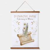 Tapisserie Fleurs Signet Doux (Recto)