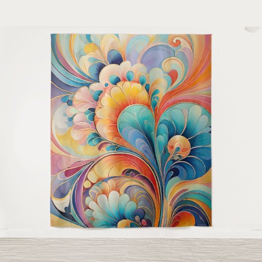 Tapisserie Flora 3 Floral Pastel (Devant)