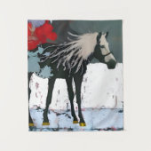 Tapisserie Florale Horse (Devant)