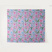 Tapisserie florale personnalisée (Devant (Horizontal))