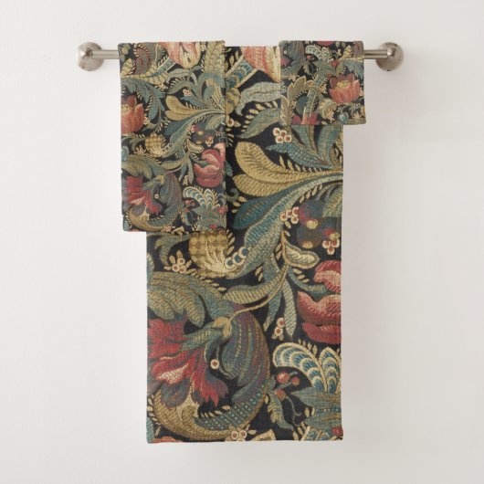 Tapisserie florale riche Brocade Antique Classique (En situation)