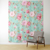 Tapisserie florale simple (En situation)