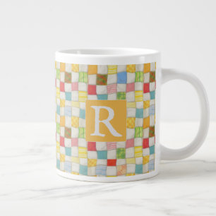 TAPISserie FOLLE Grande Tasse + Texte / Or