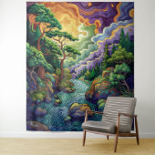 Tapisserie forestière enchantée (En situation)