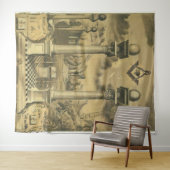 Tapisserie Freemason (En situation (horizontale))
