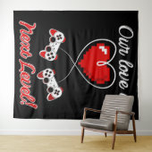 Tapisserie Gamer Valentine (En situation (horizontale))