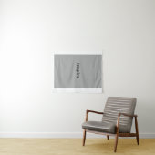 tapisserie grise et blanche (En situation (horizontale))