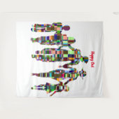 Tapisserie Happy Out (Devant (Horizontal))