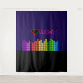 Tapisserie I Love Music (Devant)