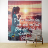 Tapisserie "Inspirer la foi" (En situation)