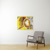 Tapisserie italienne de café de coeur d'Amoreccino (En situation (horizontale))