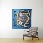Tapisserie Joy To World (En situation (horizontale))