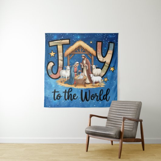 Tapisserie Joy To World (En situation)