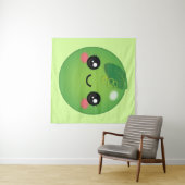 Tapisserie Kawaii Pea (En situation (horizontale))
