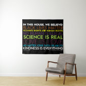 Tapisserie #KIndnessIsEverything de mur (En situation (horizontale))