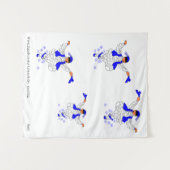 Tapisserie : La danse grecque Evzon (Devant (Horizontal))