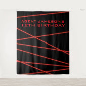 Tapisserie laser de groupe d'espions personnalisée (Devant)