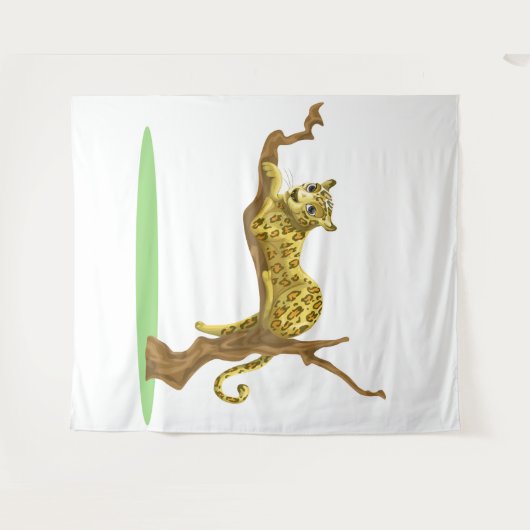 Tapisserie Léopard (Devant (Horizontal))